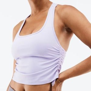 Fabletics Jacqueline Built-In Bra Tank in Frosted Lilac